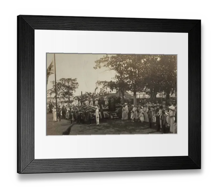 Framed Print : Bahamas scouts on Empire Day Framed Print : Bahamas scouts on Empire Day