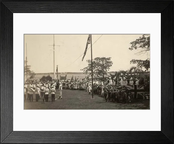 Framed Print : Bahamas scouts on Empire Day Framed Print : Bahamas scouts on Empire Day