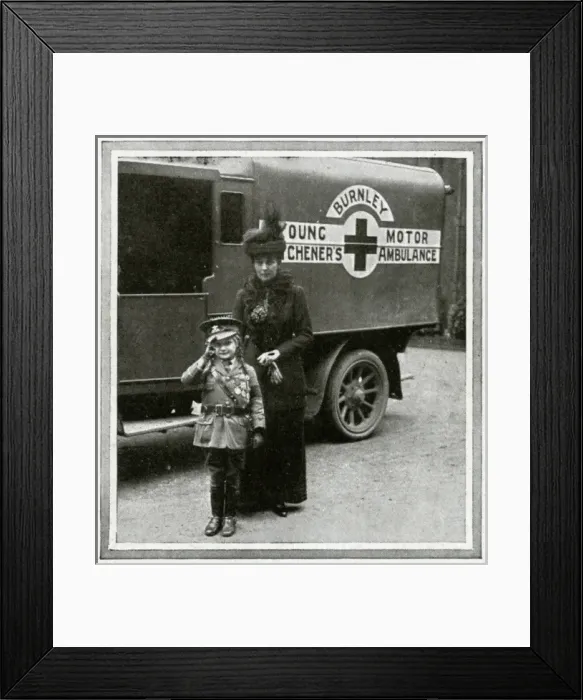 Framed Print : Queen Alexandra with Jeannie Jackson Framed Print : Queen Alexandra with Jeannie Jackson
