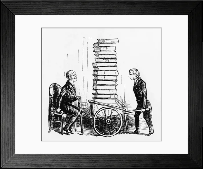 Framed Print : A Bibliophile Framed Print : A Bibliophile
