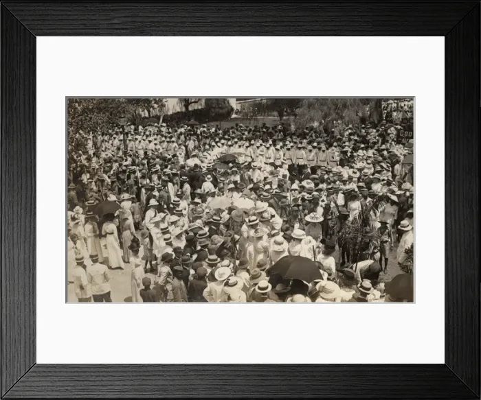Framed Print : Bahamas scouts on Empire Day Framed Print : Bahamas scouts on Empire Day