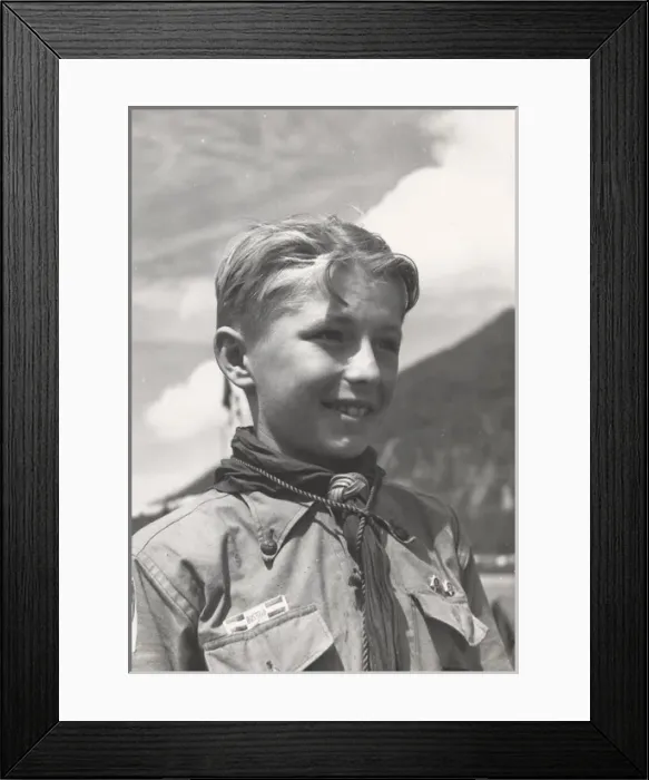 Framed Print : Austrian boy scout Framed Print : Austrian boy scout