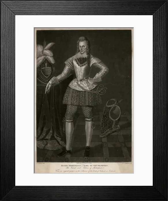 Framed Print : Henry Wriothesley Framed Print : Henry Wriothesley