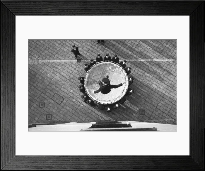 Framed Print : Firefighters in display at Lambeth HQ, London Framed Print : Firefighters in display at Lambeth HQ, London