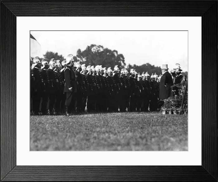 Framed Print : LCC-London Fire Brigade Royal Review in Hyde Park Framed Print : LCC-London Fire Brigade Royal Review in Hyde Park