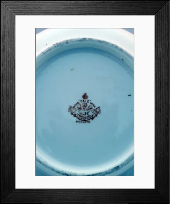 Framed Print : Royal Vale china bowl - WWI Framed Print : Royal Vale china bowl - WWI