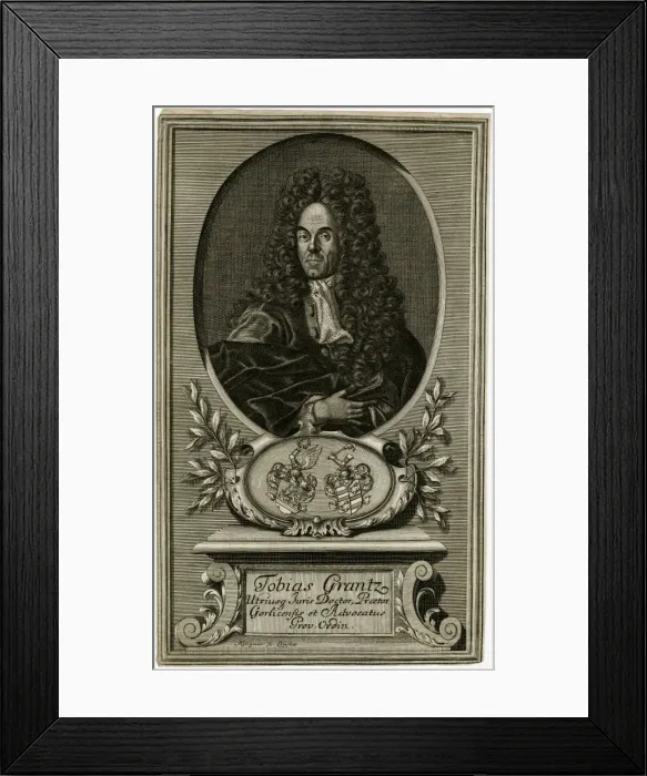 Framed Print : Tobias Grantz, teacher of law, judge and advocate Framed Print : Tobias Grantz, teacher of law, judge and advocate