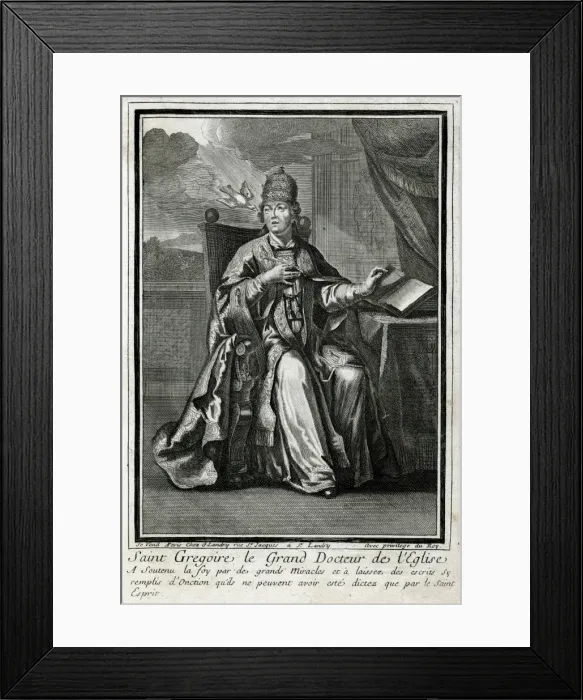 Framed Print : Pope Gregory I Framed Print : Pope Gregory I