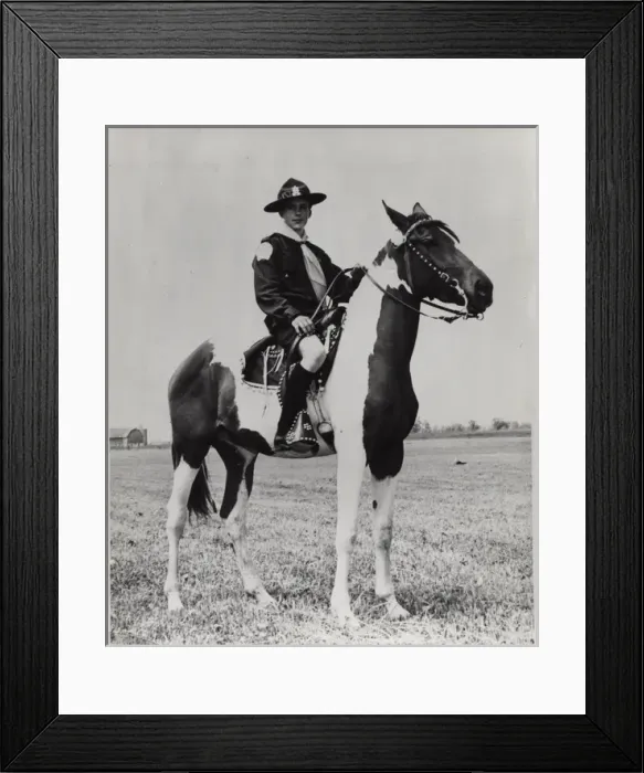 Framed Print : Canadian mounted scout, Ontario Framed Print : Canadian mounted scout, Ontario