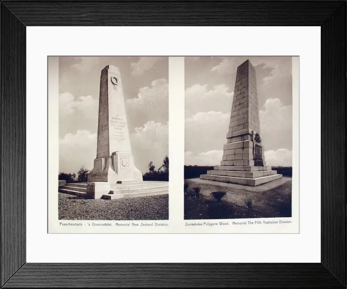 Framed Print : 24 British War Memorial photographs Framed Print : 24 British War Memorial photographs