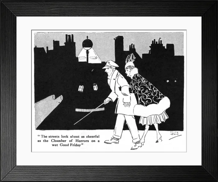 Framed Print : Blackouts during WW1 Framed Print : Blackouts during WW1