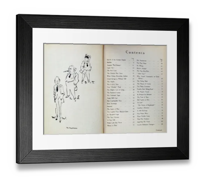 Framed Print : One Hundred War Cartoons from LONDON OPINION Framed Print : One Hundred War Cartoons from LONDON OPINION