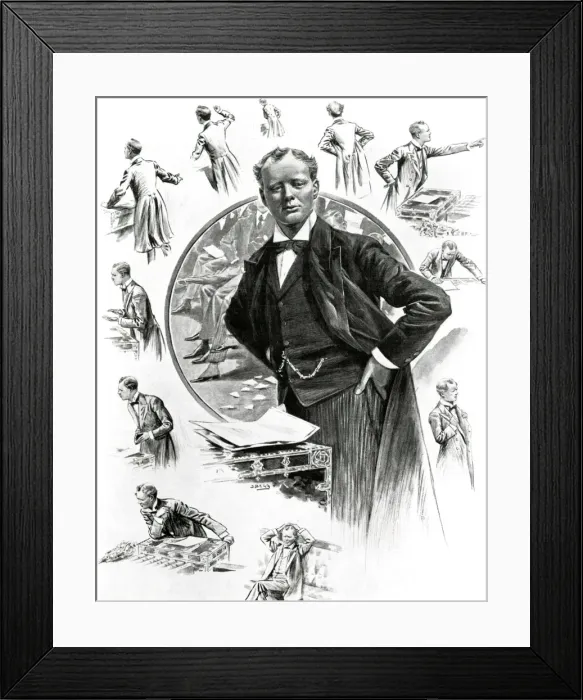 Framed Print : Winston Churchill Framed Print : Winston Churchill