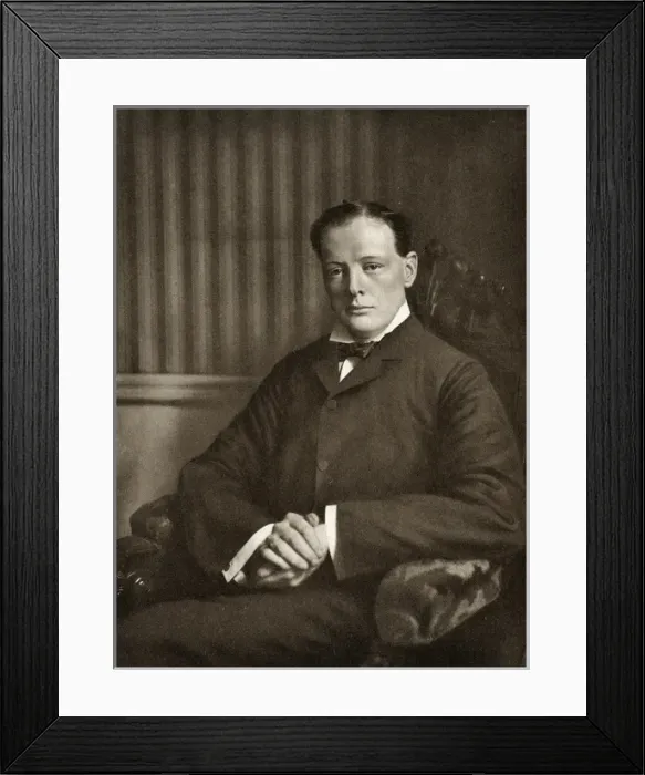 Framed Print : Winston Churchill Framed Print : Winston Churchill