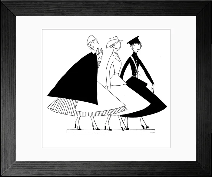 Framed Print : Women in uniform, WW1 by Annie Fish Framed Print : Women in uniform, WW1 by Annie Fish