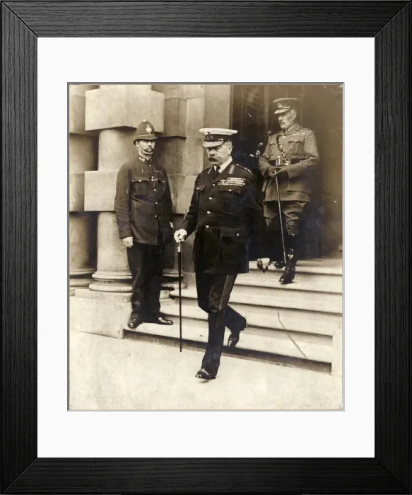 Framed Print : Kitchener as war minister: one of his last public acts, 1916 Framed Print : Kitchener as war minister: one of his last public acts, 1916