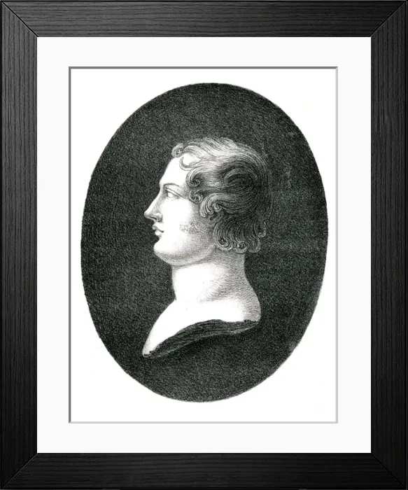 Framed Print : George Gordon Byron, 6th Baron, called Lord Byron Framed Print : George Gordon Byron, 6th Baron, called Lord Byron