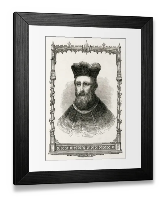 Framed Print : Guy de Chauliac - French physician and surgeon Framed Print : Guy de Chauliac - French physician and surgeon