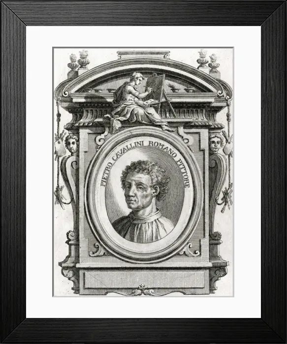 Framed Print : Pietro Cavallini - Italian painter and mosaic designer Framed Print : Pietro Cavallini - Italian painter and mosaic designer