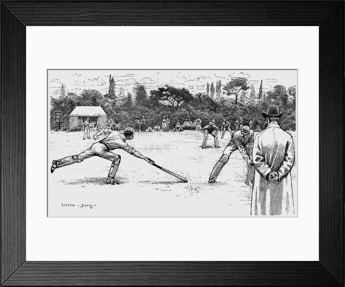 Framed Print : Cricket A Run Out Framed Print : Cricket A Run Out