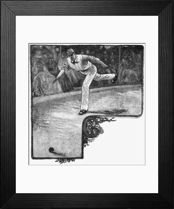 Framed Print : Cricket Preventing a Boundary Framed Print : Cricket Preventing a Boundary