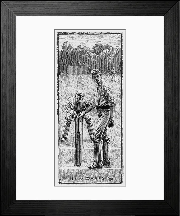 Framed Print : Cricket asking for guard Framed Print : Cricket asking for guard