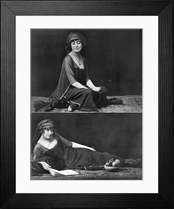 Framed Print : Lady Ashburton (Frances Donnelly) by Madame Yevonde Framed Print : Lady Ashburton (Frances Donnelly) by Madame Yevonde