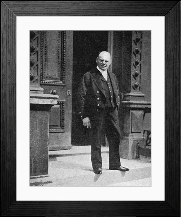 Framed Print : Warwick, hall porter of the Marlborough Club Framed Print : Warwick, hall porter of the Marlborough Club