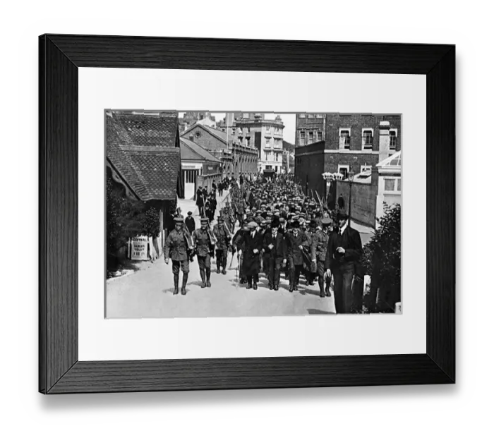 Framed Print : German prisoners of war in Great Britain at the start of war Framed Print : German prisoners of war in Great Britain at the start of war