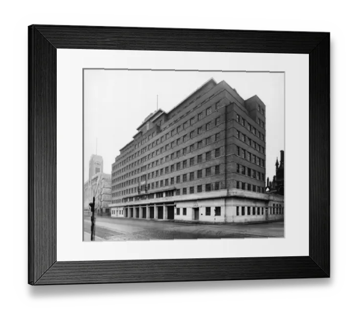 Framed Print : The London Fire Brigade, Lambeth headquarters Framed Print : The London Fire Brigade, Lambeth headquarters