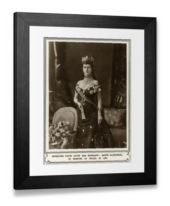 Framed Print : Princess of Wales, later Queen Alexandra Framed Print : Princess of Wales, later Queen Alexandra