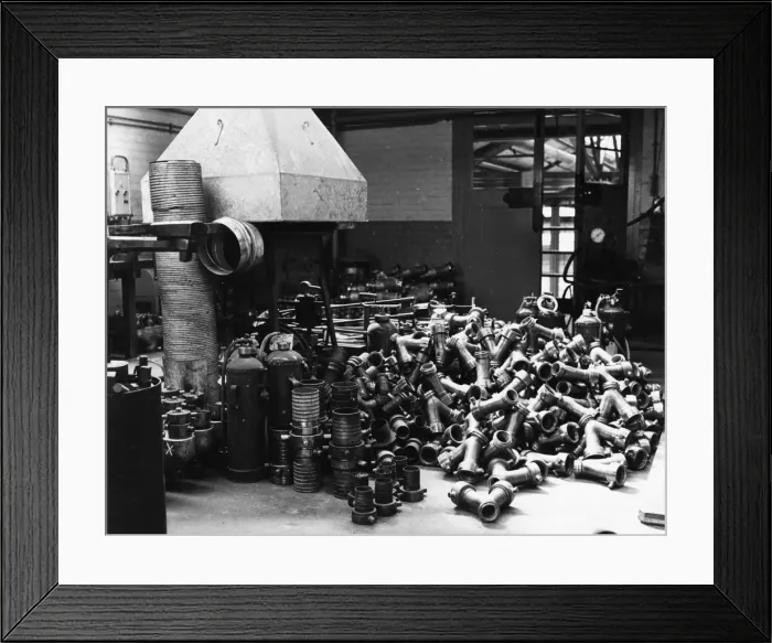 Framed Print : Couplings and other equipment Framed Print : Couplings and other equipment