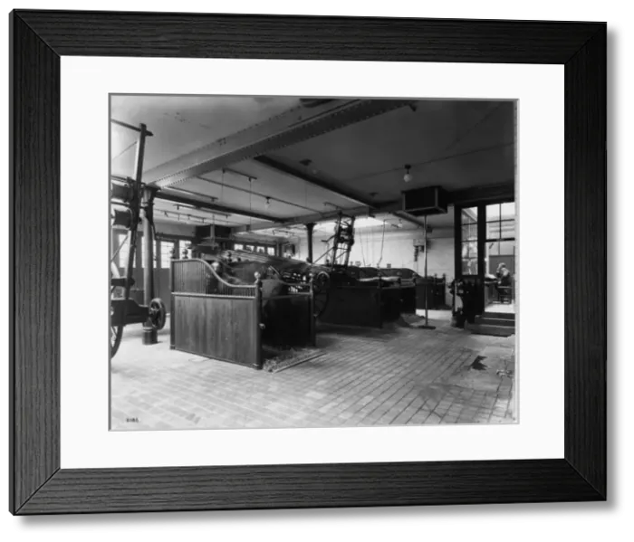Framed Print : LCC-London Fire Brigade. Kensington fire station Framed Print : LCC-London Fire Brigade. Kensington fire station