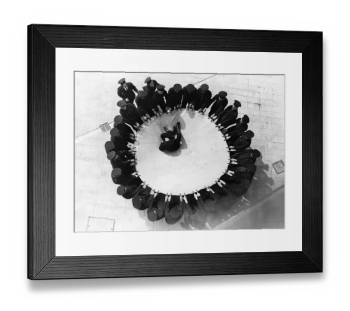 Framed Print : Firefighters in display at Lambeth HQ, London Framed Print : Firefighters in display at Lambeth HQ, London