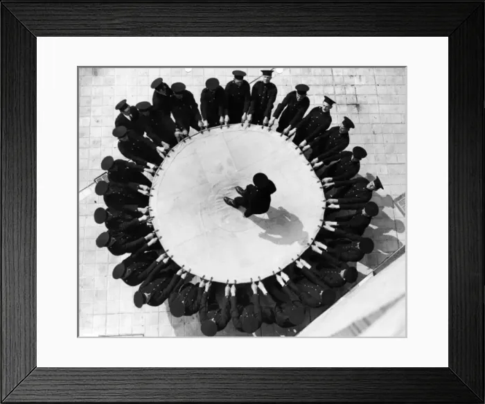 Framed Print : Firefighters in display at Lambeth HQ, London Framed Print : Firefighters in display at Lambeth HQ, London