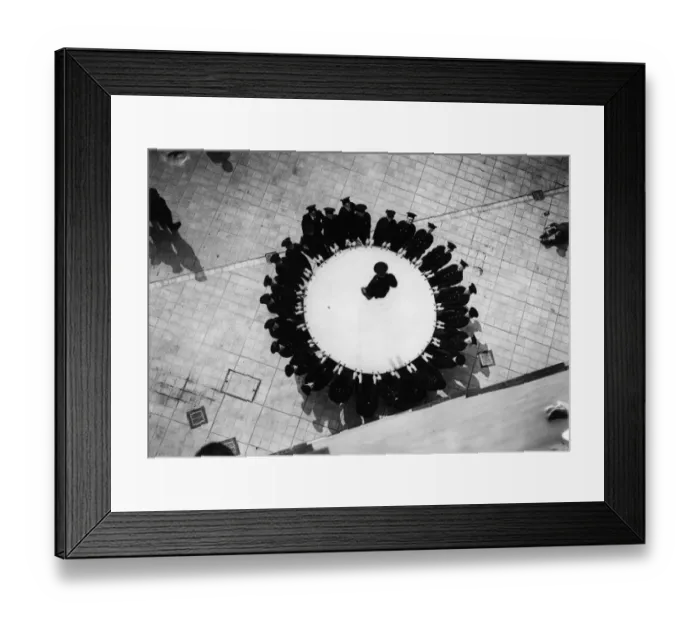 Framed Print : Firefighters in display at Lambeth HQ, London Framed Print : Firefighters in display at Lambeth HQ, London