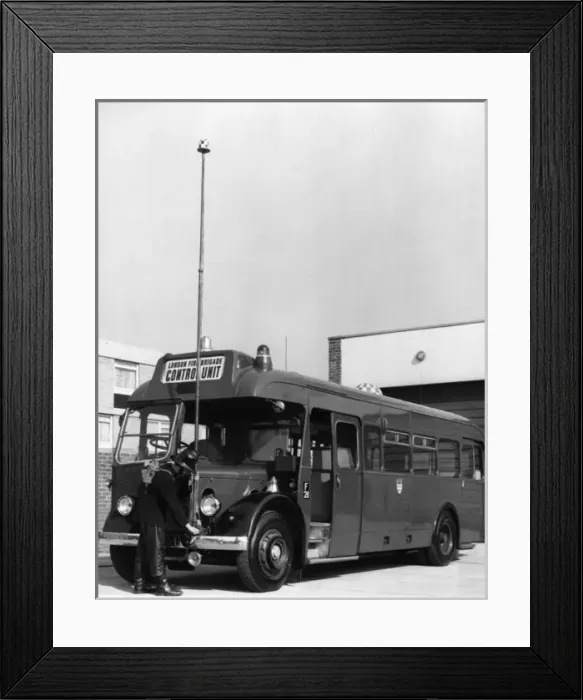 Framed Print : LCC-LFB mobile control unit Framed Print : LCC-LFB mobile control unit