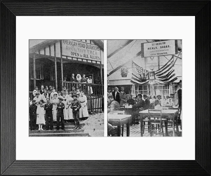 Framed Print : The Eagle hut in Aldwych, WW1