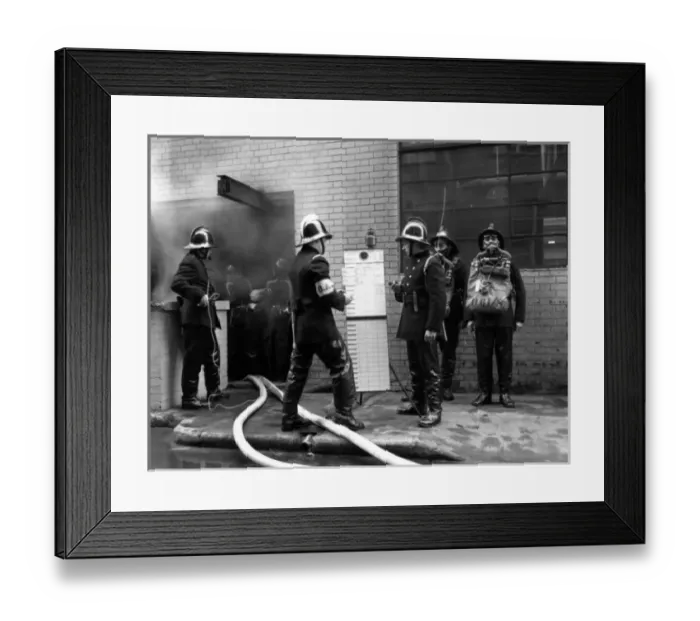 Framed Print : Breathing Apparatus Control Point - Practise Framed Print : Breathing Apparatus Control Point - Practise