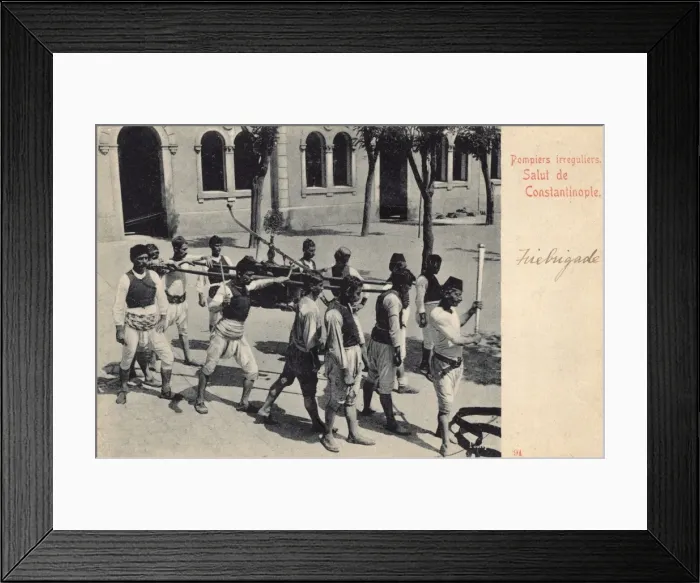 Framed Print : Irregular Fire Brigade - Istanbul, Turkey Framed Print : Irregular Fire Brigade - Istanbul, Turkey