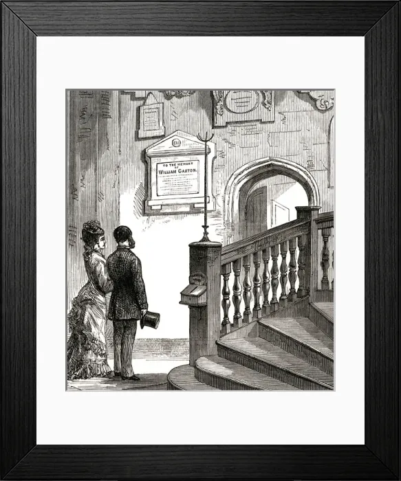 Framed Print : William Caxtons Burial-Place - St. Margarets Church Framed Print : William Caxtons Burial-Place - St. Margarets Church