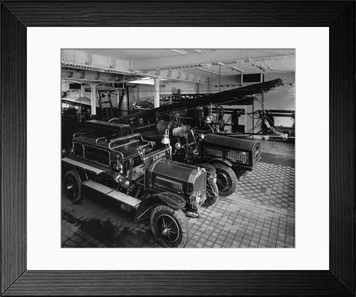 Framed Print : Cannon Street Fire Station - Vehicles Framed Print : Cannon Street Fire Station - Vehicles