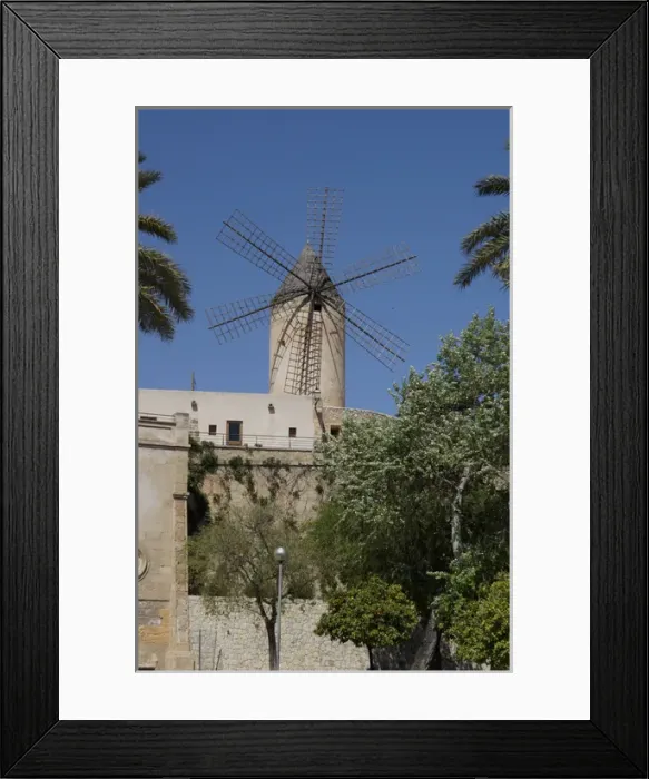 Framed Print : Old windmill at Palma, Mallorca, Spain Framed Print : Old windmill at Palma, Mallorca, Spain