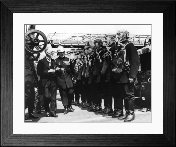 Framed Print : Lord Snell at London Fire Brigade Annual Review Framed Print : Lord Snell at London Fire Brigade Annual Review
