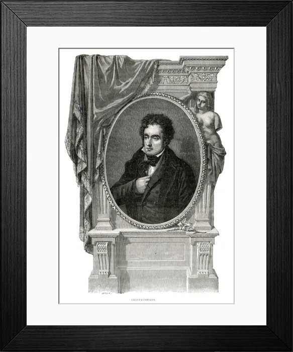Framed Print : Fran篩s-Rene Chateaubriand Framed Print : Fran篩s-Rene Chateaubriand