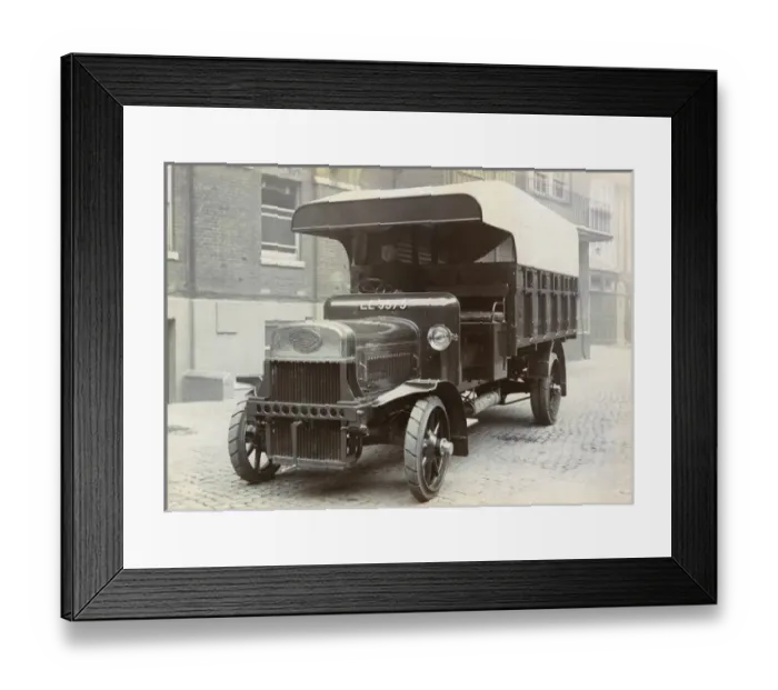 Framed Print : First Leyland motor lorry used by LFB Framed Print : First Leyland motor lorry used by LFB