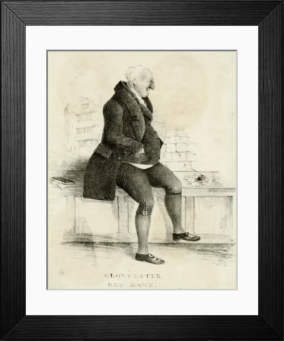 Framed Print : James Wood - banker Framed Print : James Wood - banker