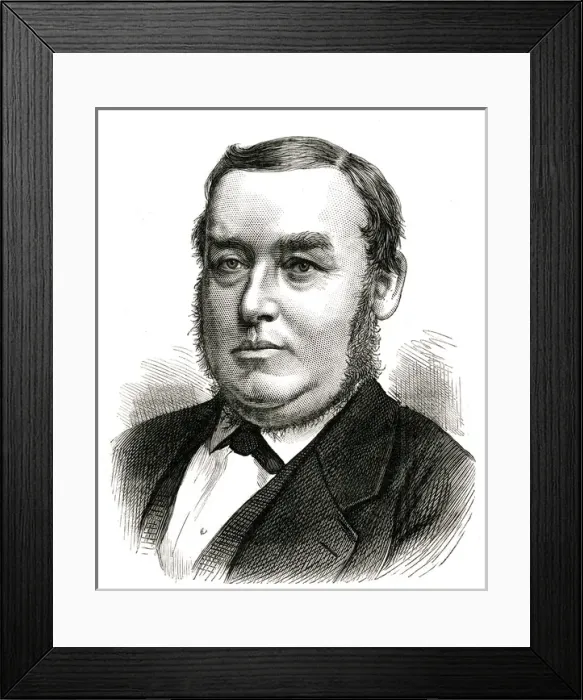 Framed Print : George William Childs - American publisher Framed Print : George William Childs - American publisher
