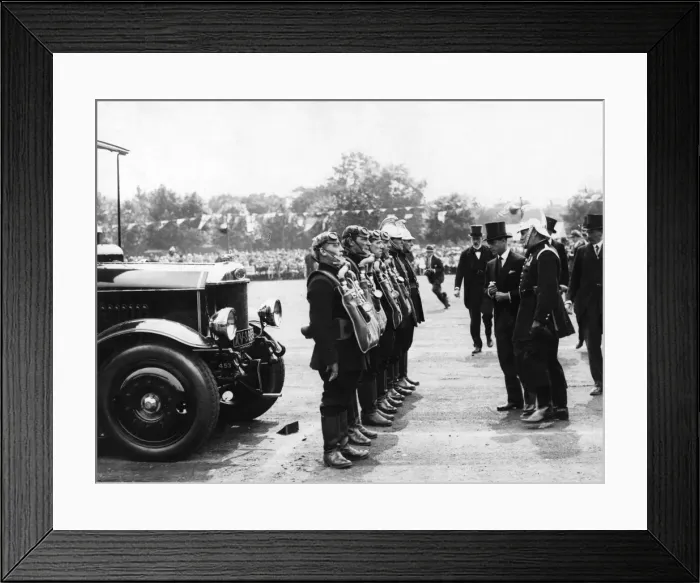 Framed Print : Prince of Wales at London Fire Brigade Annual Review Framed Print : Prince of Wales at London Fire Brigade Annual Review