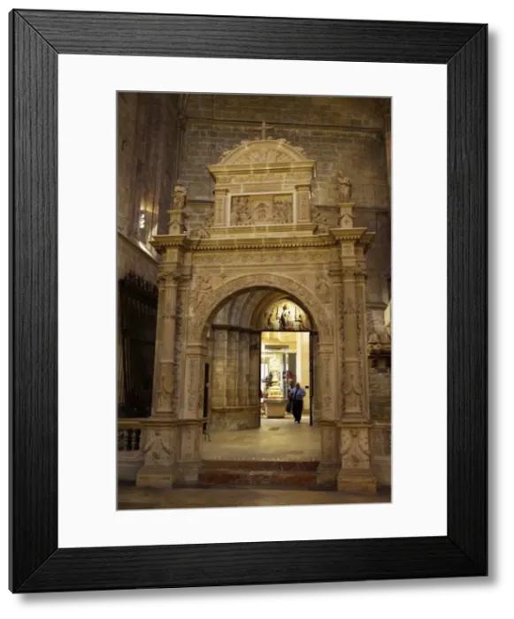 Framed Print : Palma, Mallorca, Spain - Interior - Cathedral Sa Seu